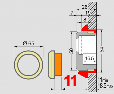 Disec Monolito Kripton BD291N-35D1 Super Top