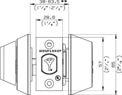 Замок Дед-Болт Mul-T-Lock MTL400 Hercular