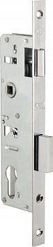 Корпус узкопрофильного Kale kilit (Кале килит) замка с защёлкой 153/P (35 mm) w/b (никель)